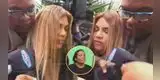 Mujer AGREDE a Naldy Saldaña en los exteriores de la DEPINCRI al declarar contra César Sánchez y le GRITA: "Di la verdad, te gustó"