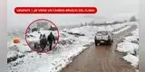 ¡SE INTENSIFICARÁN LAS LLUVIAS! Senamhi alerta por NEVADAS, GRANIZO y VIENTOS FUERTES en 8 regiones