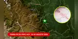 TEMBLOR en Perú HOY, 29 de agosto de 2026: ¿A qué HORA y DÓNDE se registró el ÚLTIMO SISMO, según IGP?