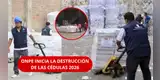 ÚLTIMO | ONPE destruye las CÉDULAS de las Elecciones Generales 2026: ¿por qué las ELIMINAN y cómo es el proceso?