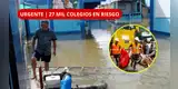 ¡ALERTA EN LOS COLEGIOS! 27 MIL escuelas están en RIESGO ante las lluvias por El Niño: ¿qué hará el Minedu?