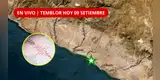 TEMBLOR en Perú HOY, 09 SETIEMBRE 2026: ¿A qué HORA y DÓNDE se registró el ÚLTIMO SISMO, según IGP?