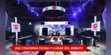 ¡YA ES OFICIAL! JNE CONFIRMA fecha y lugar del DEBATE por la ALCALDÍA de Lima | ASÍ será la jornada