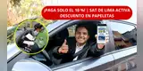 ¡ES OFICIAL! | SAT de Lima activa 90 % de DESCUENTO en PAPELETAS: paga desde tu celular | ¿CÓMO ACCEDER? LINK AQUÍ