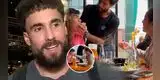 Gino Assereto SORPRENDE al INTERRUMPIR romántico momento de su hija y su novio: ¿Papá celoso?