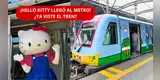 ¡HELLO KITTY YA RECORRE LIMA! ¿Dónde encontrar el tren temático y cuándo podrás conseguir las tarjetas coleccionables?
