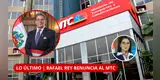 LO ÚLTIMO | Rafael Rey RENUNCIA al MTC por motivos de SALUD tras menos de dos meses y se despide: “Reitero mi gratitud...”