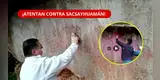 ¡INDIGNACIÓN EN SACSAYHUAMÁN! Vandalizan roca arqueológica con pintas rojas y rosadas | CULTURA ANUNCIA DENUNCIA