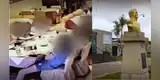 Caso Liceo Naval: Estudiantes implicados en agresión son captados RIÉNDOSE EN UN CHIFA tras accionar contra su compañero