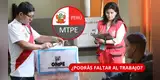 ¿PUEDES FALTAR AL TRABAJO ESTE 4 DE OCTUBRE? MTPE recuerda las FACILIDADES LABORALES para VOTAR y ser miembro de mesa