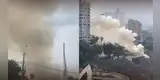 Incendio en Miraflores: reportan siniestro cerca de centro comercial "Larcomar" en pleno día de elecciones municipales 2026