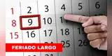¿Habrá FIN DE SEMANA LARGO este jueves 8 y viernes 9 de octubre? Esto dice el calendario oficial El Peruano 2026