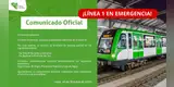 ¿SE DETIENE LA LÍNEA 1? Metro de Lima CIERRA 4 estaciones y reporta demoras: REVISA qué tramos funcionan