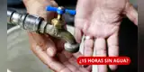 ¡CASI 15 HORAS SIN AGUA! Sedapal anuncia CORTE este viernes 16 de octubre en Lima | REVISA LOS DISTRITOS
