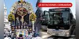 ¡CAMBIAN LAS RUTAS EN EL CENTRO DE LIMA! Metropolitano y corredores tendrán DESVÍOS por el Señor de los Milagros | REVISA AQUÍ LOS MAPAS
