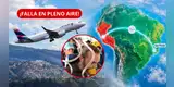 "...lamentamos los inconvenientes": ¡NO LLEGÓ A BRASIL! Avión que partió de Lima ACTIVA mascarillas y RETORNA al Jorge Chávez