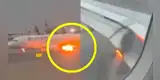 INCENDIO EN JORGE CHÁVEZ | Ala de avión rumbo a Piura se prende en llamas y pasajeros son evacuados: esto se sabe