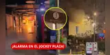¡INCENDIO EN EL JOCKEY PLAZA! Fuego obliga a EVACUAR trabajadores y moviliza 14 unidades de bomberos | ¿Qué pasó?