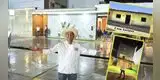 Empresario venció la pobreza y sorprende a sus padres con una casa nueva