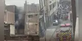 ÚLTIMO | Reportan FUERTE INCENDIO en MESA REDONDA: emergencia moviliza hasta 7 unidades de bomberos