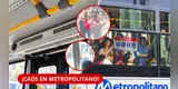 ¡CAOS EN EL METROPOLITANO! Pasajero se LANZA de la unidad en medio de los DESVÍOS por el Señor de los Milagros | VIDEO