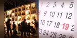 ¿El lunes 2 de noviembre es FERIADO o DÍA NO LABORABLE en Perú? Esto señala el calendario oficial del Gobierno