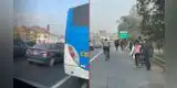 Intenso tráfico en Vía de Evitamiento: pasajeros quedan varados desde Santa Anita hasta Puente Nuevo