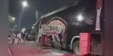 Atentan con explosivo a bus de la agrupación Armonía 10 durante presentación en Trujillo