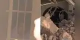 Joven quedó atrapado en su casa por escombros de obra en av. Nicolás Ayllón: “Mi hijo fue por los animalitos”
