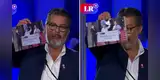 Llaman la atención al médico José Recoba de Fuerza Popular por mostrar una foto de Pedro Castillo durante el debate
