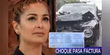 Revelan el alto monto que Laura Spoya deberá pagar por 'daños' tras chocar su camioneta