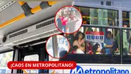 ¡CAOS EN EL METROPOLITANO! Pasajero se LANZA de la unidad en medio de los DESVÍOS por el Señor de los Milagros | VIDEO