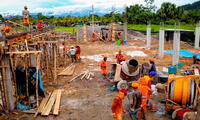 Obras se realizan en lugares de extrema pobreza
