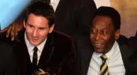 Pelé resaltó la historia de Messi en Barcelona.