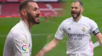 Karim Benzema le dio el empate al Real Madrid.