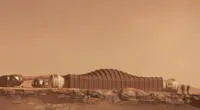 Mars Dune Alpha Conceptual Render: Visualización en Marte