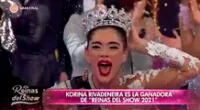 Korina Rivadeneira obtuvo el mayor puntaje en la última gala de Reinas del Show.