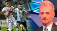 El controversial periodista argentino ya encendió el partido entre Argentina y Perú.