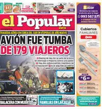 Edición Impresa - El Popular | Lima - Lunes 30 de Diciembre del 2024