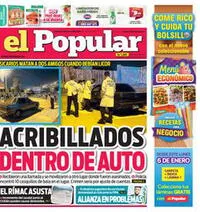 Edición Impresa - El Popular | Lima - Domingo 05 de Enero del 2025