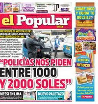 Edición Impresa - El Popular | Lima - Jueves 09 de Enero del 2025