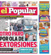 Edición Impresa - El Popular | Lima - Jueves 30 de Enero del 2025