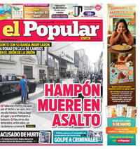 Edición Impresa - El Popular | Lima - Jueves 01 de Mayo del 2025