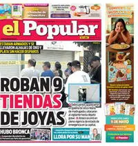 Edición Impresa - El Popular | Lima - Viernes 02 de Mayo del 2025