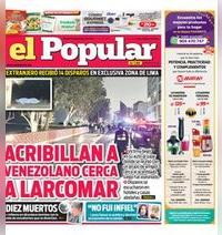 Edición Impresa - El Popular | Lima - Sabado 06 de Diciembre del 2025