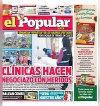 Edición Impresa - El Popular | Lima - Jueves 01 de Enero del 2026