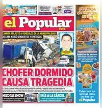 Edición Impresa - El Popular | Lima - Jueves 15 de Enero del 2026