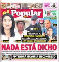 Edición Impresa - El Popular | Lima - Lunes 13 de Abril del 2026