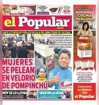 Edición Impresa - El Popular | Lima - Lunes 04 de Mayo del 2026
