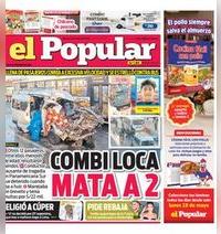 Edición Impresa - El Popular | Lima - Martes 12 de Mayo del 2026